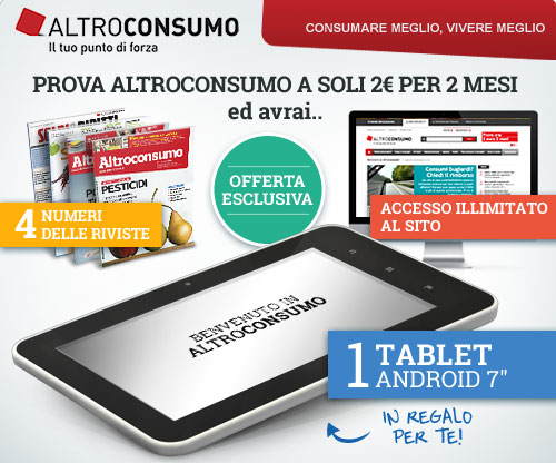 Tablet in omaggio