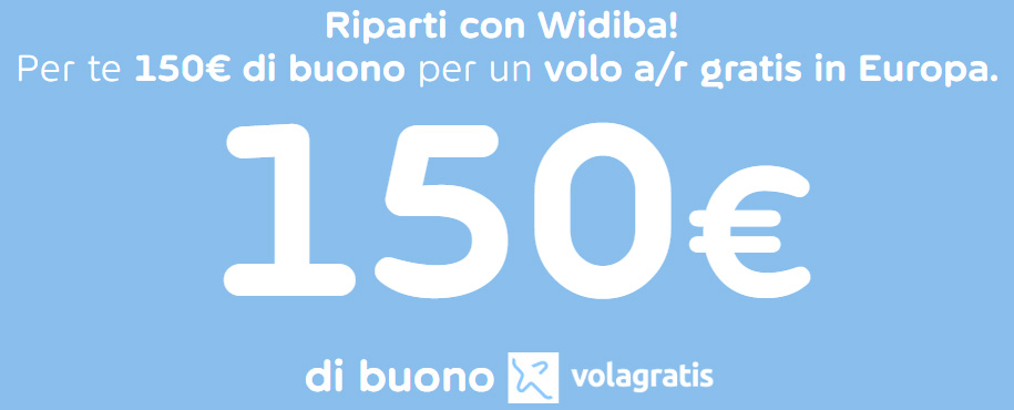 articolo buono volagratis widiba