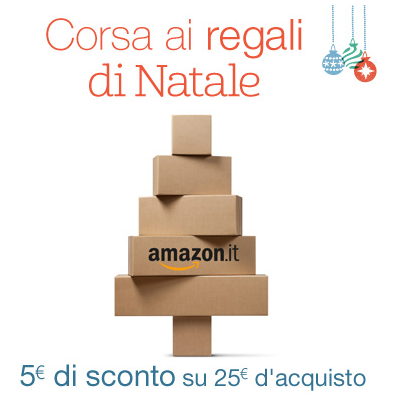 Buono Amazon da 5€ per i regali di Natale!