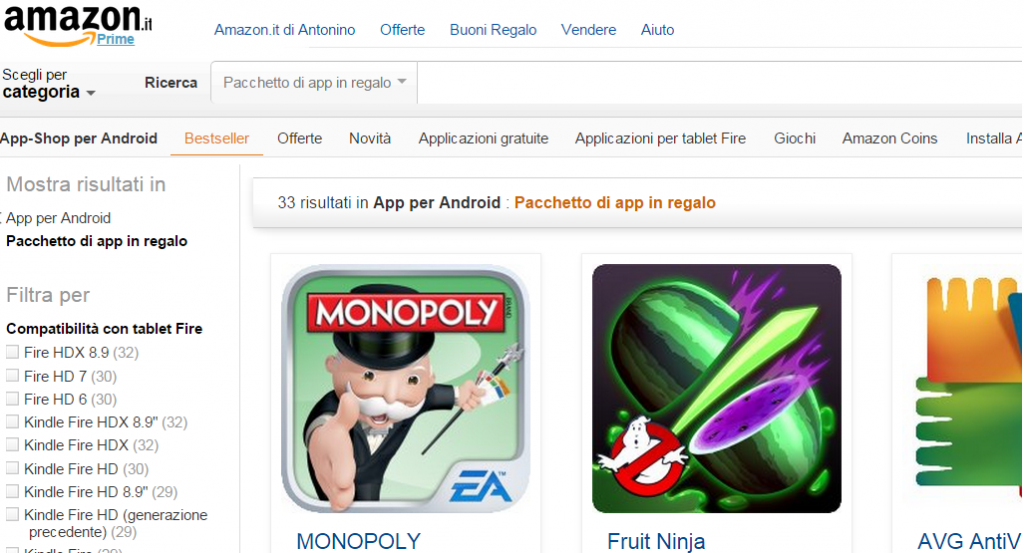 Amazon app-shop promozione app gratis capodanno