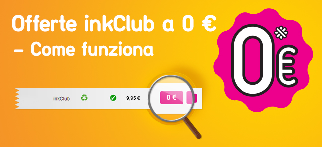 Cartucce gratis e non solo: solo 5€ di spedizione