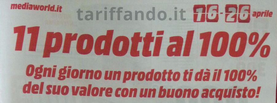 Mediaworld: prodotti rimborsati al 100%