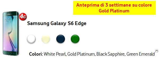 Galaxy S6 con Vodafone offerta ricaricabile: ci piace tanto!