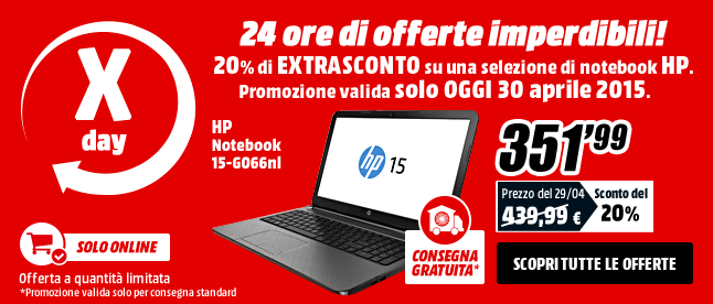 Xday Media World: tanti notebook in offerta