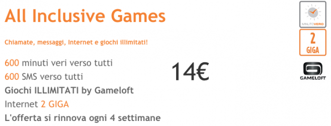 All Inclusive Games: La novità Wind per videogiocatori