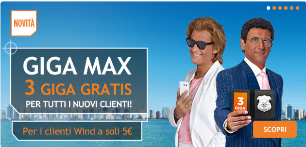 Giga Max di Wind, arriva la summer card dell’operatore arancione