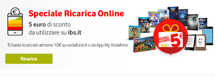 Premio Vodafone Luglio, arriva il buono da 5€ ibs.it