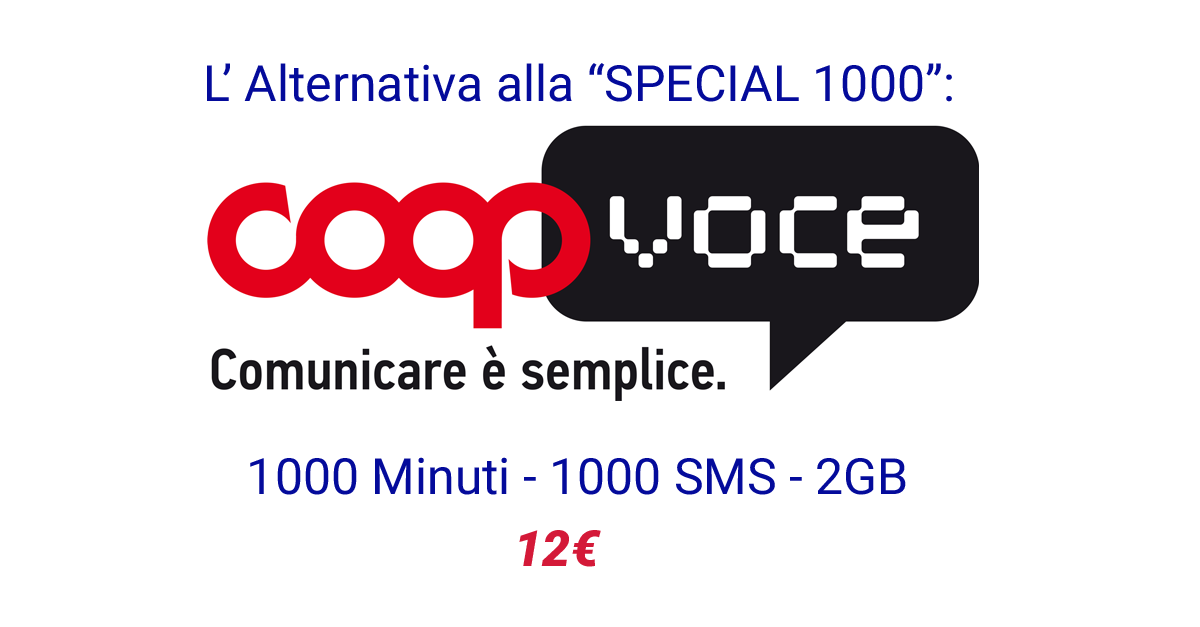 L’alternativa alla Special: Chiama Tutti 1000!