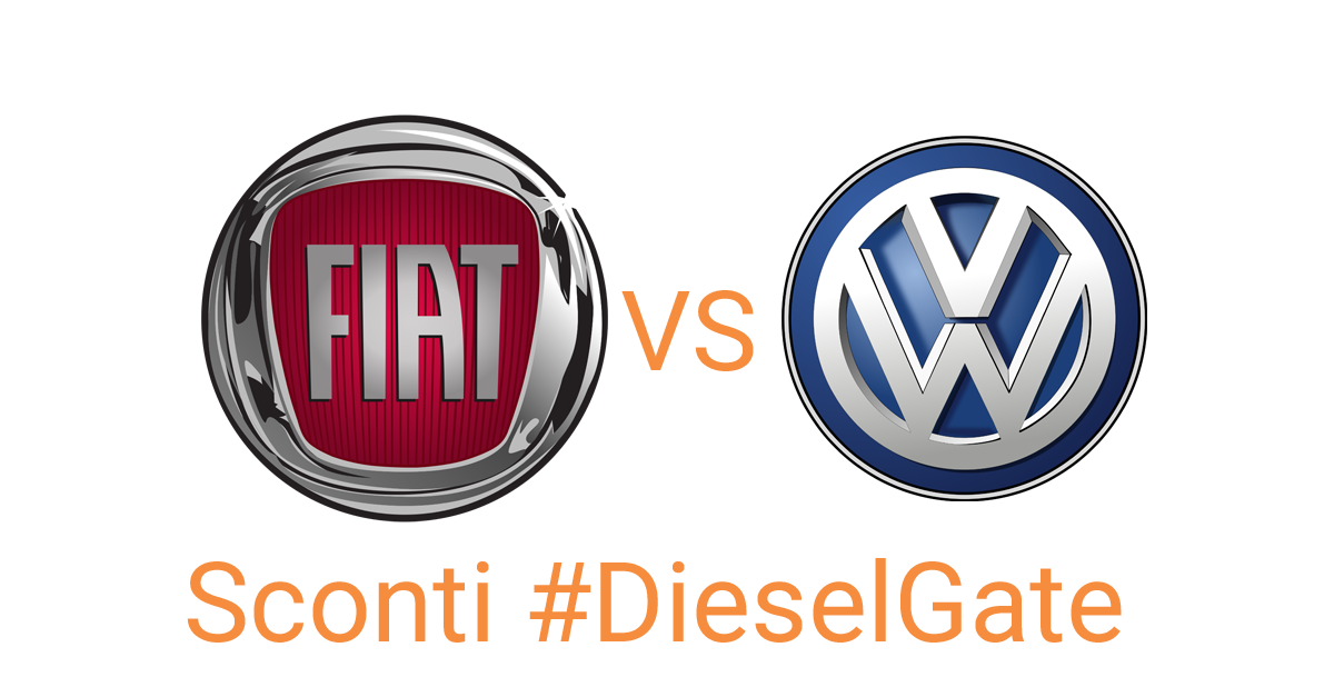 Sconti nel gruppo fiat FCA approfittando del dieselgate wolksvagen