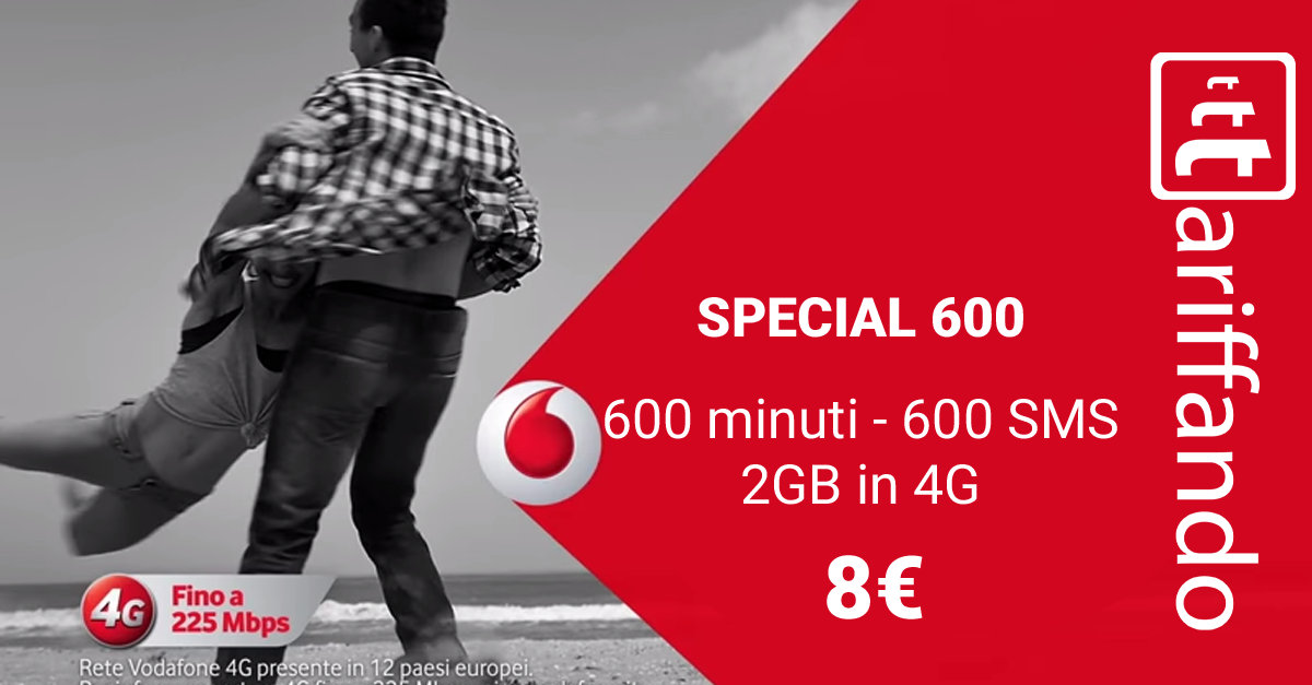 attivare vodafone Special 600