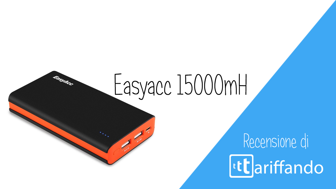 EasyAcc Ultra Compact 15000mAH