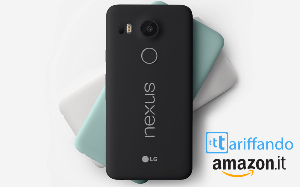 LG Nexus 5X nero in offertissima su Amazon.it