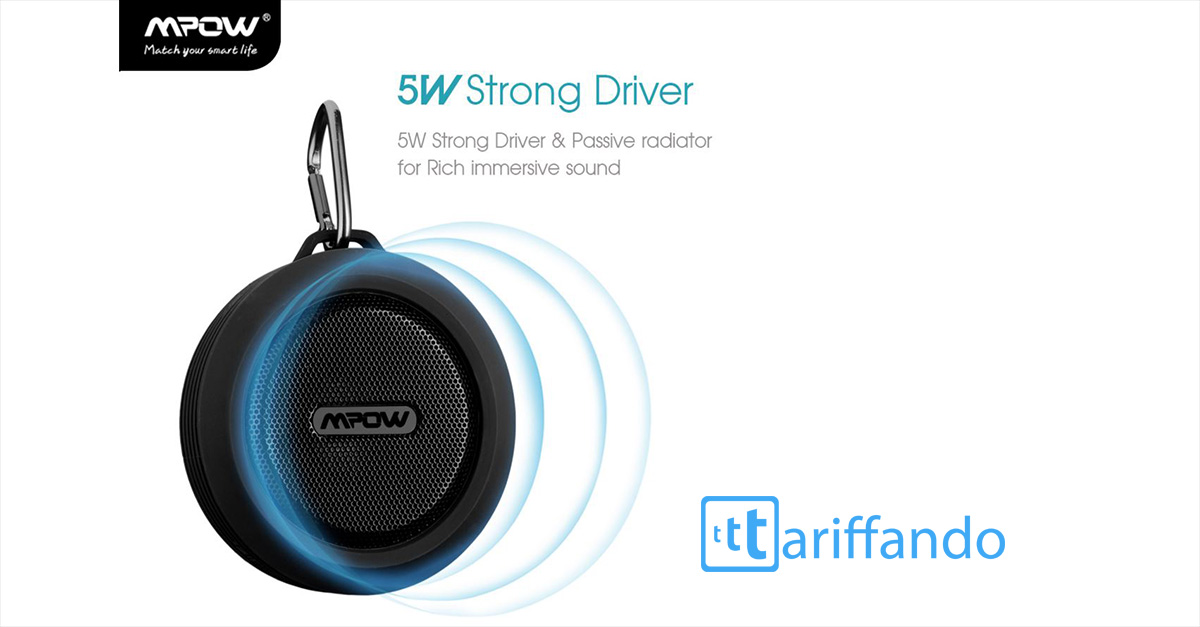 MPOW buckler speaker BT: la nostra recensione