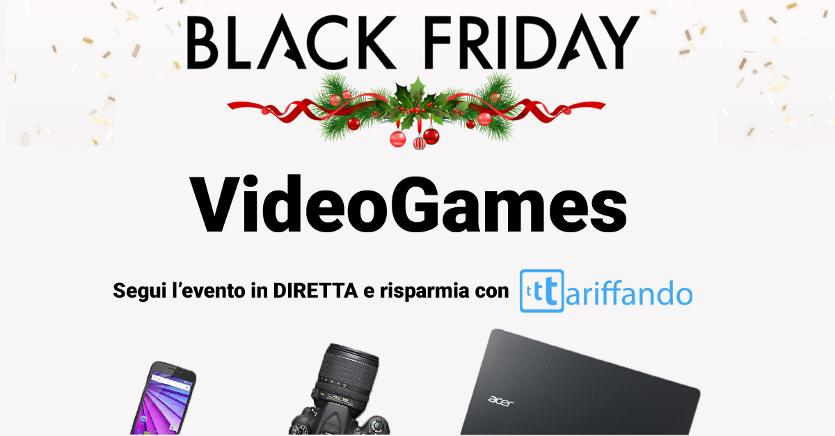 Black Friday Amazon: i videogames e Console in offerta oggi!