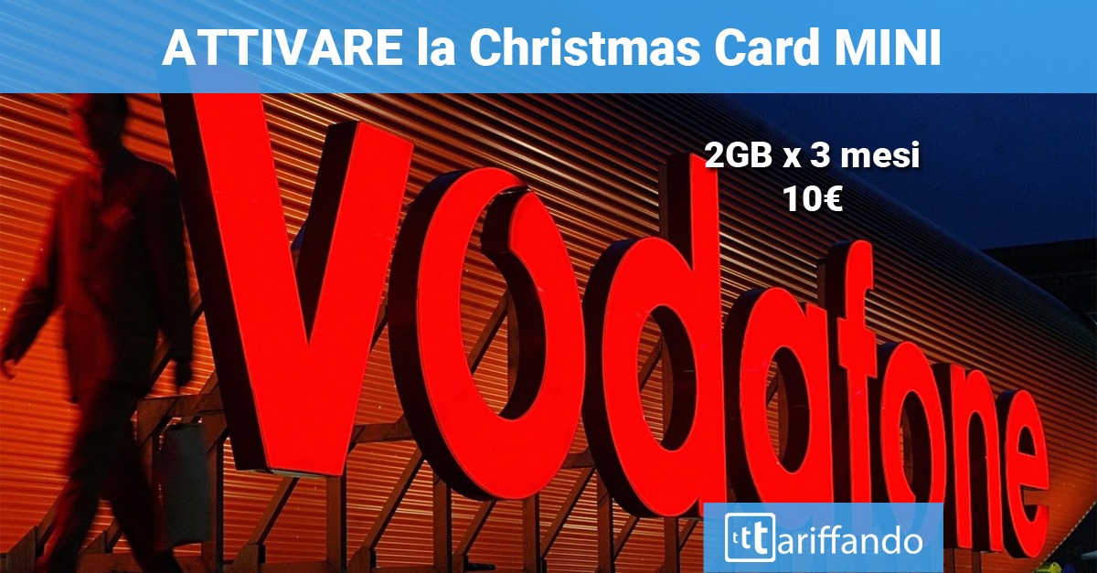Come attivare la vodafone christmas card mini 2015