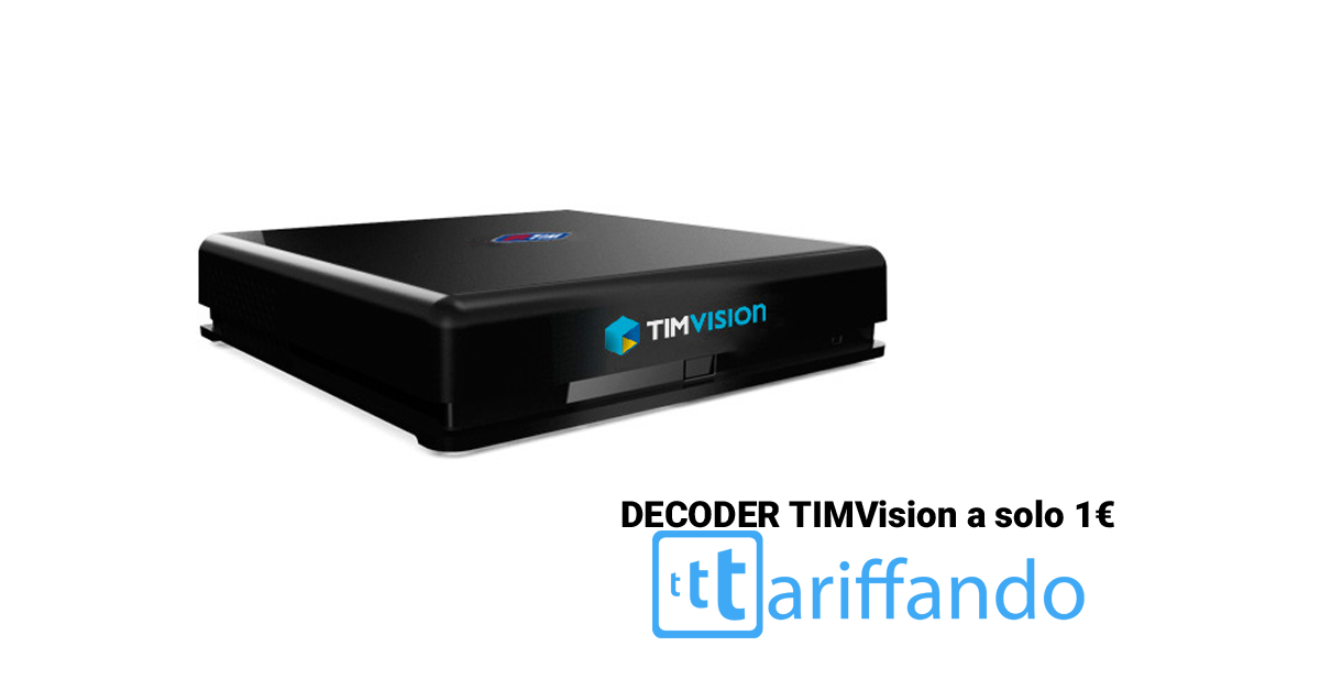 Decoder TIMVision a 1€ con spedizione inclusa, pagamento PayPal!