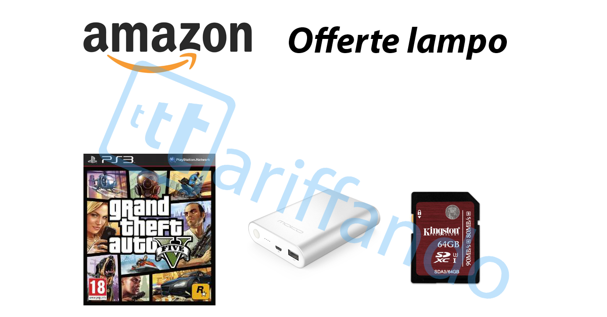 offerte lampo amazon