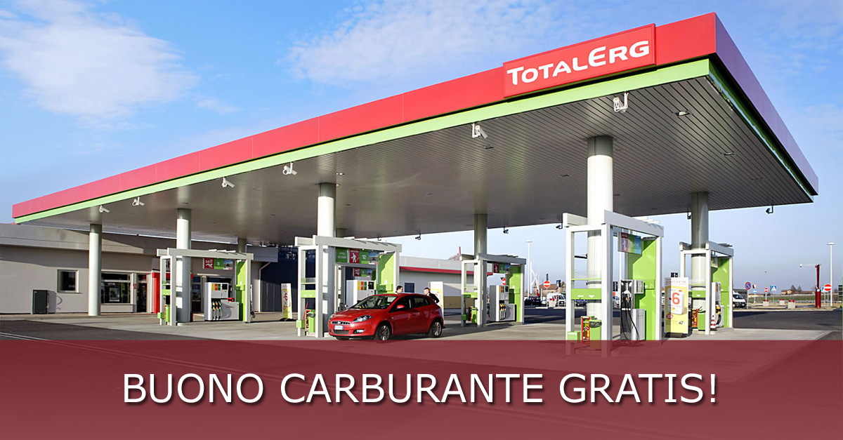 buono carburante totalerg gratis