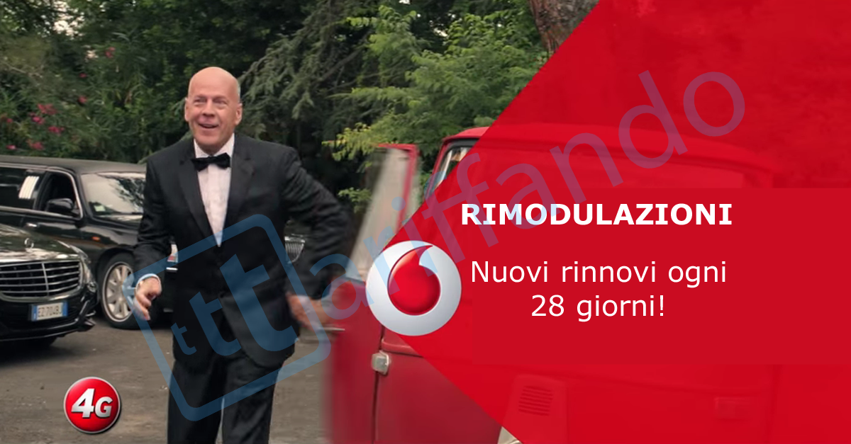 rinnovi ogni 28 giorni per molte offerte vodafone