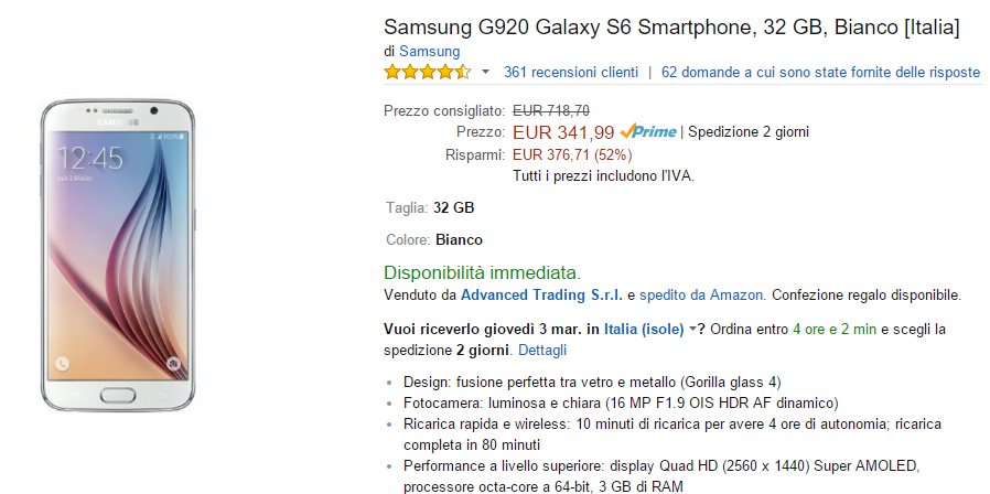 s6 340€