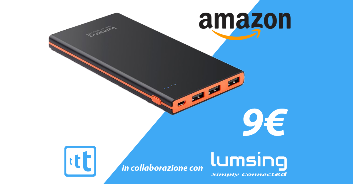 promo amazon tariffando lumsing powerbank