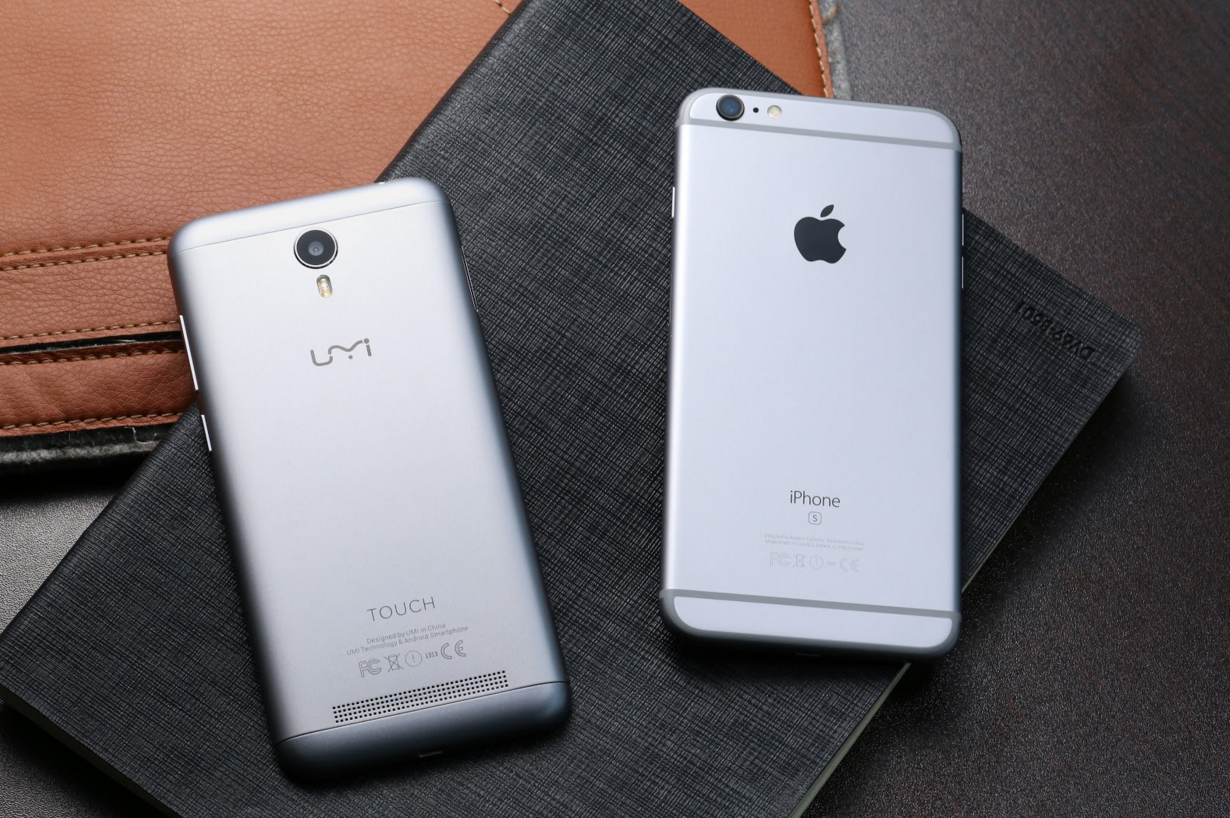 umi touch vs iphone 6s