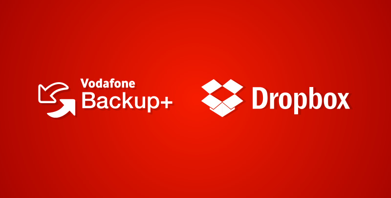 vodafone backup dropbox