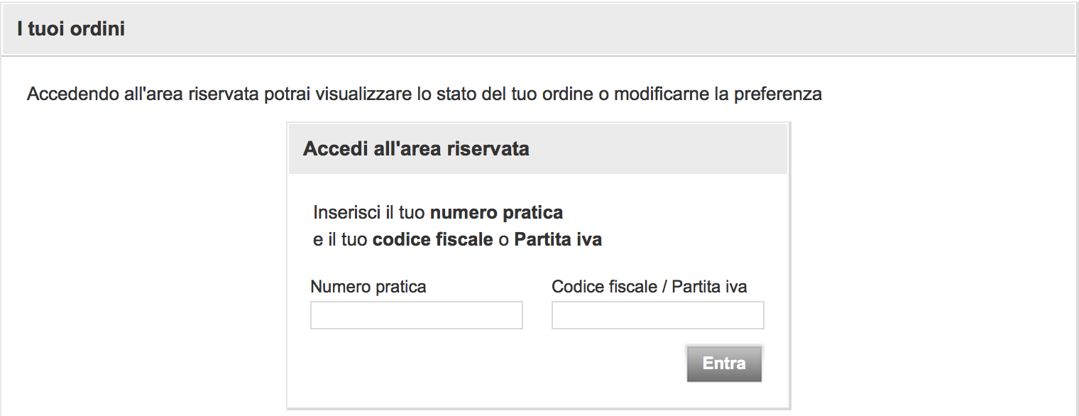 stato dell'ordine vodafone