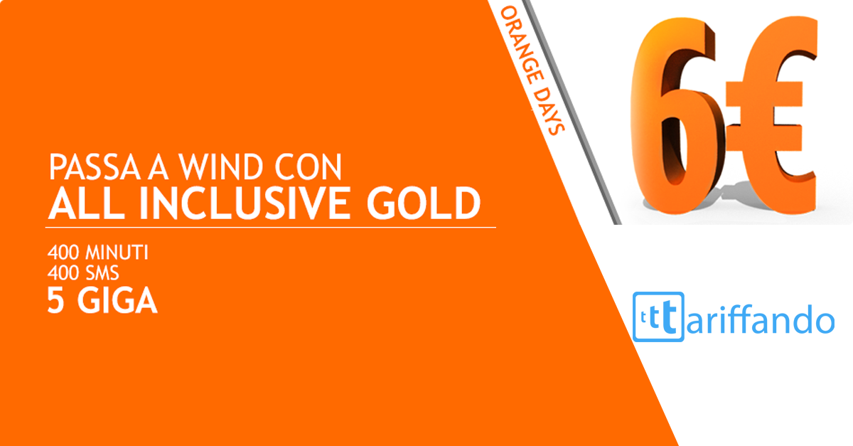 all inclusive gold wind attivare