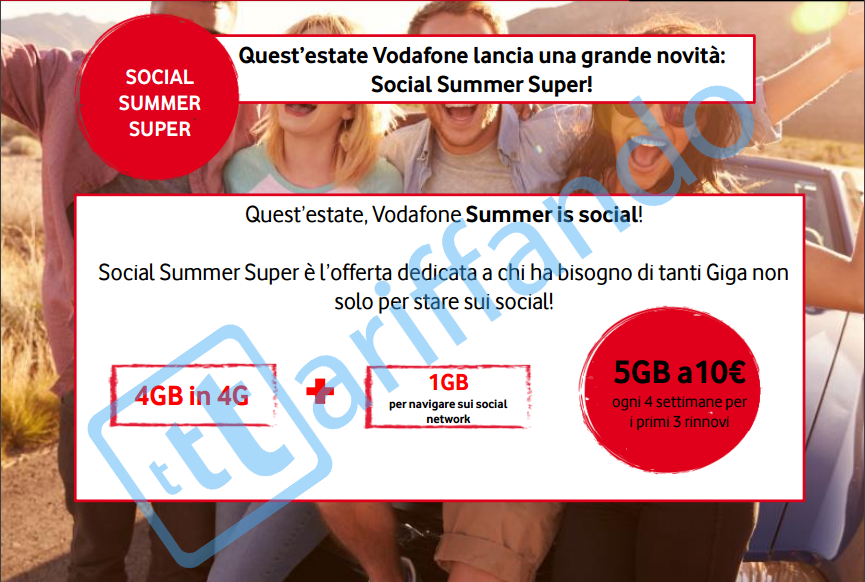 social summer super vodafone