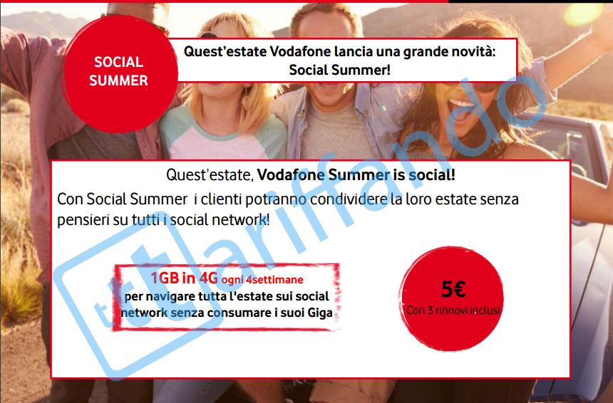 social summer vodafone