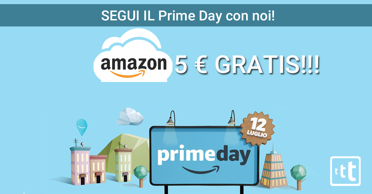 5 euro gratis amazon prime day