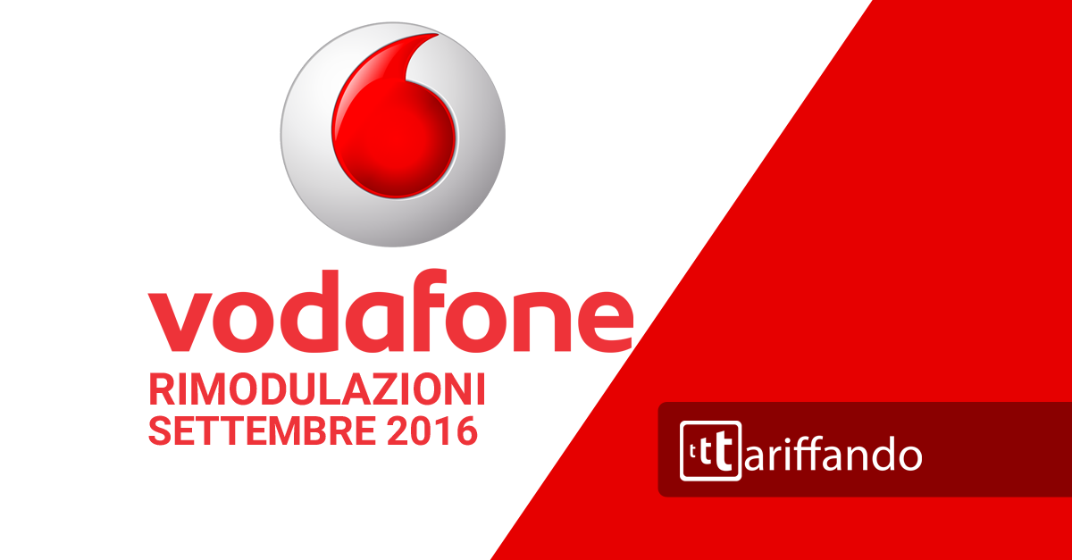 rimodulazioni vodafone