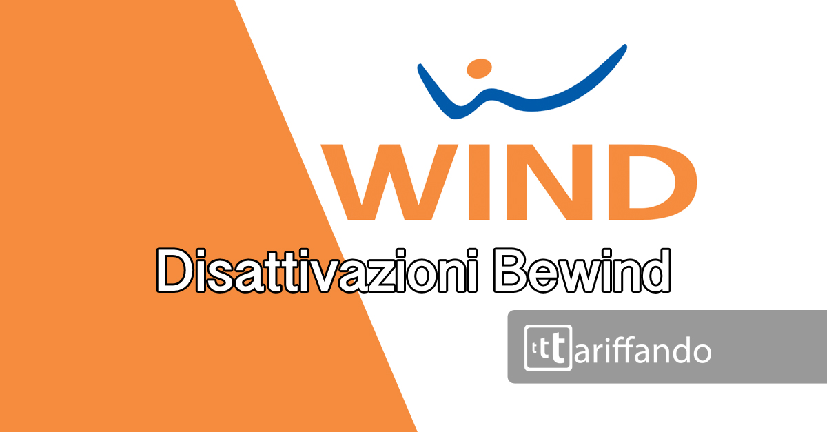 wind bewind disattivazione