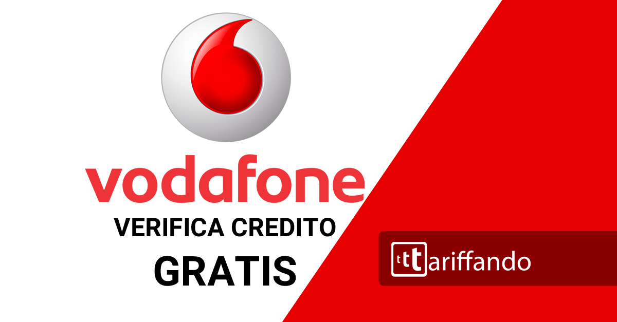 credito vodafone verifica gratis senza app