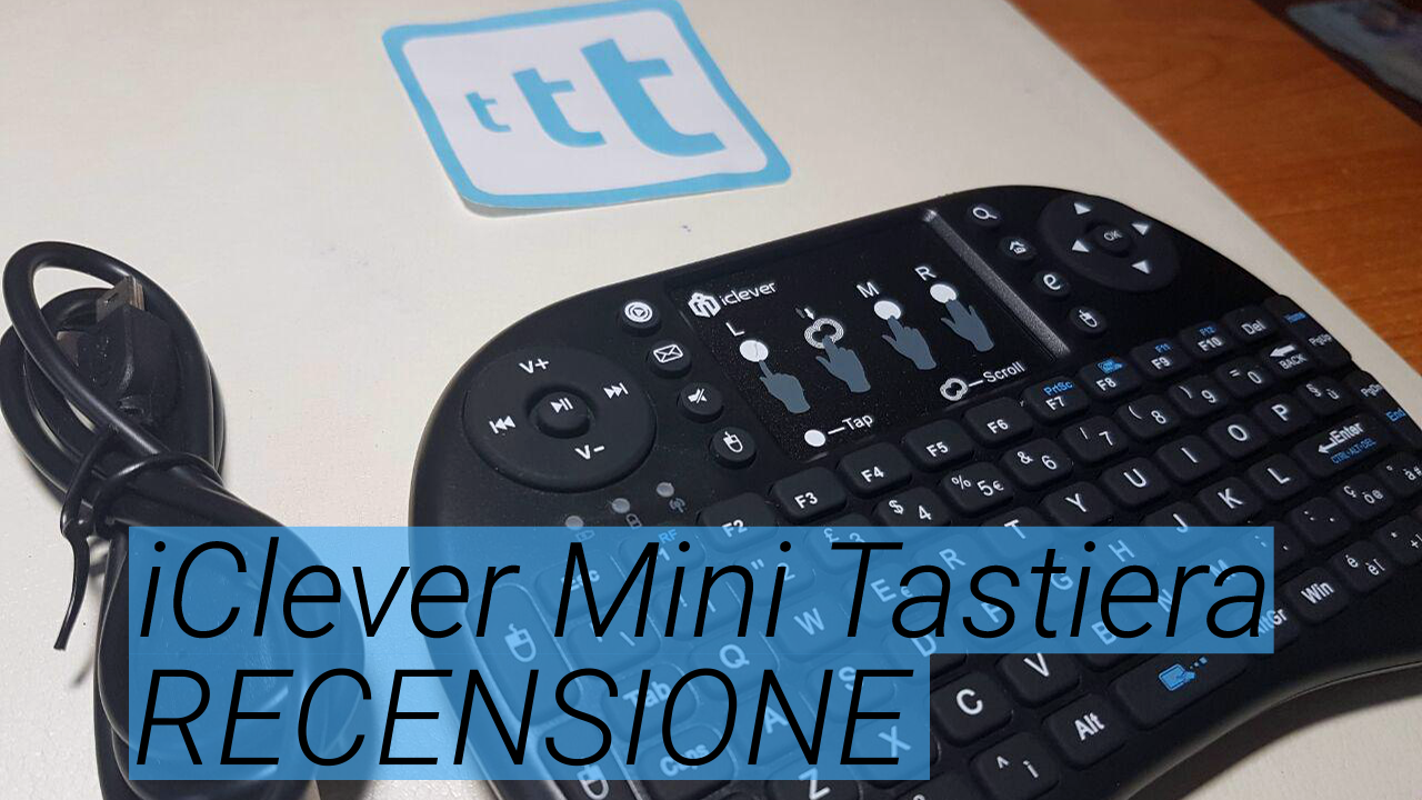 iClever mini tastiera/mouse per TVBox: la recensione
