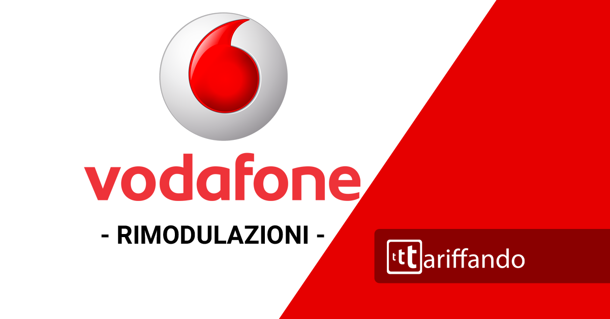 rimodulazione vodafone rete fissa plus