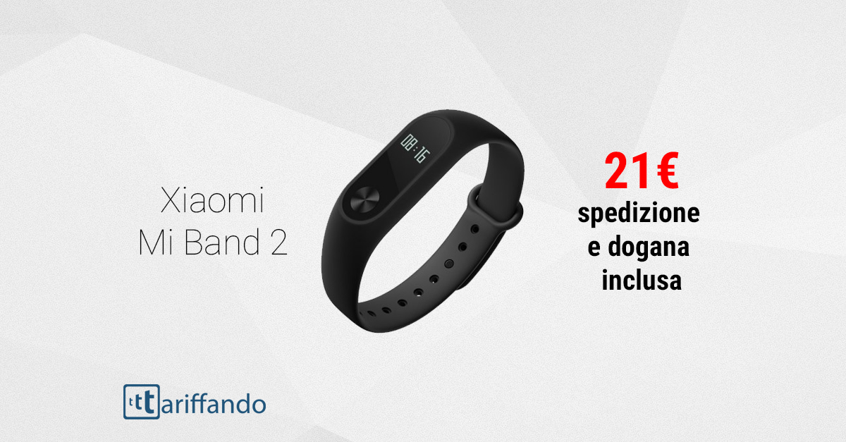 xiaomi mi band 2 coupon codice sconto