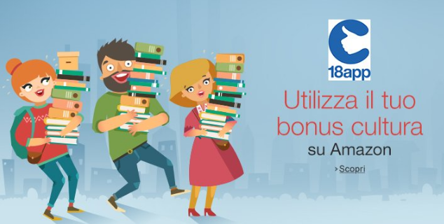 Spendere il bonus cultura da 500€ su Amazon