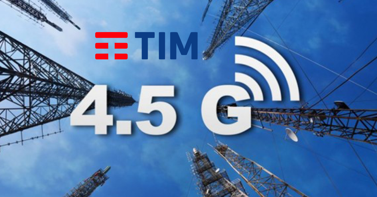 TIM è il primo operatore a lanciare in Europa il 4.5G fino a 500 Mbps
