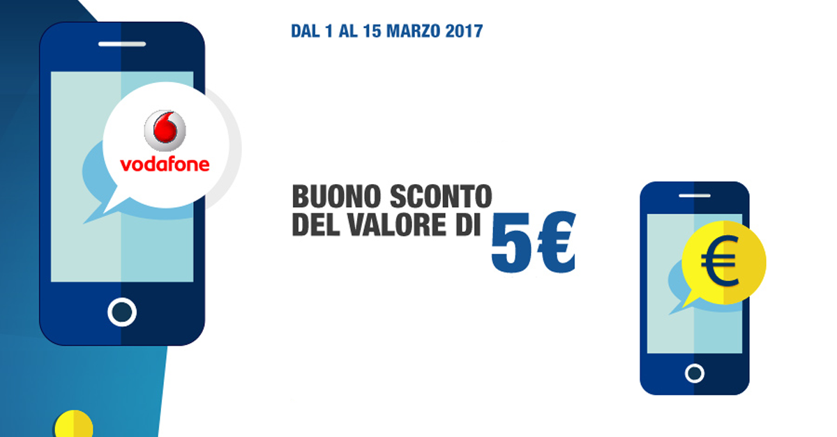 unieuro buoni gratis vodafone