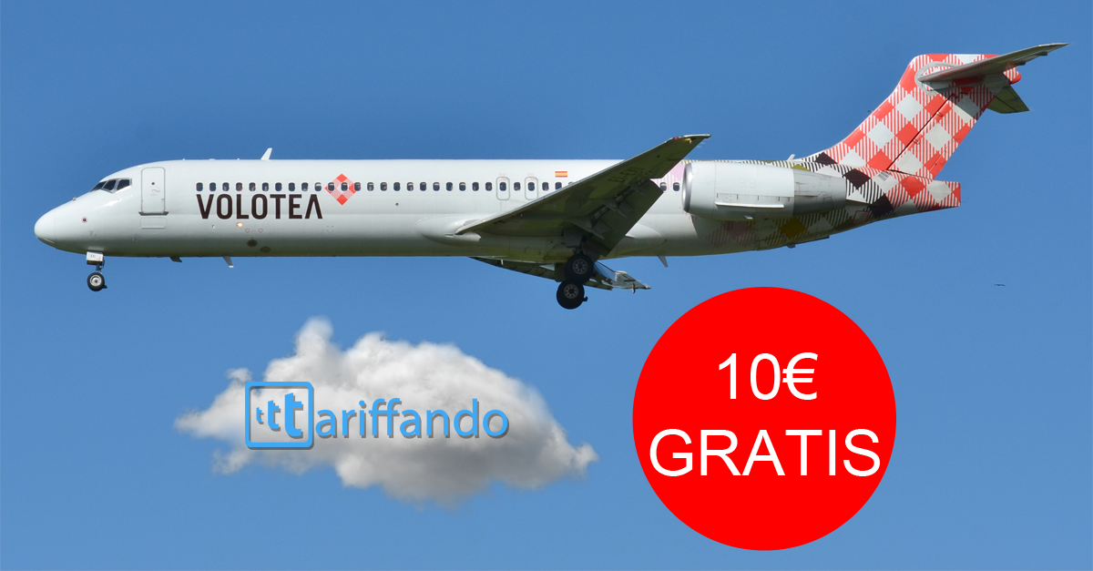 volotea 10€ gratis