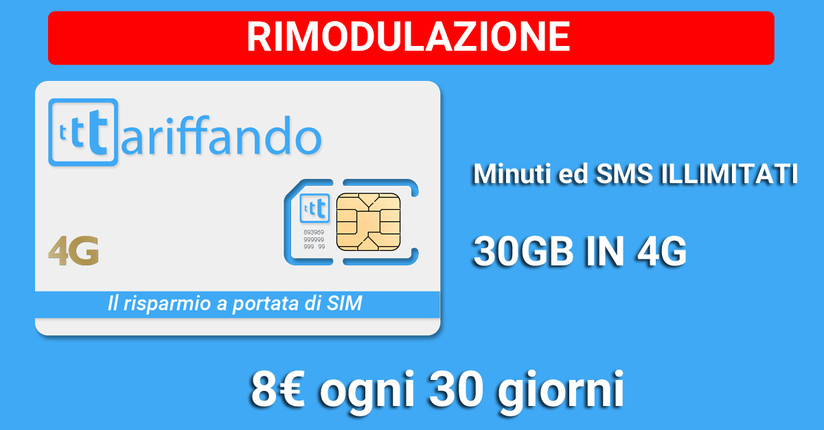 tariffando sim offerta commerciale