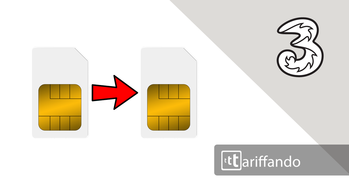 Aumentano i costi per il cambio SIM Tre: da Maggio costa 15€