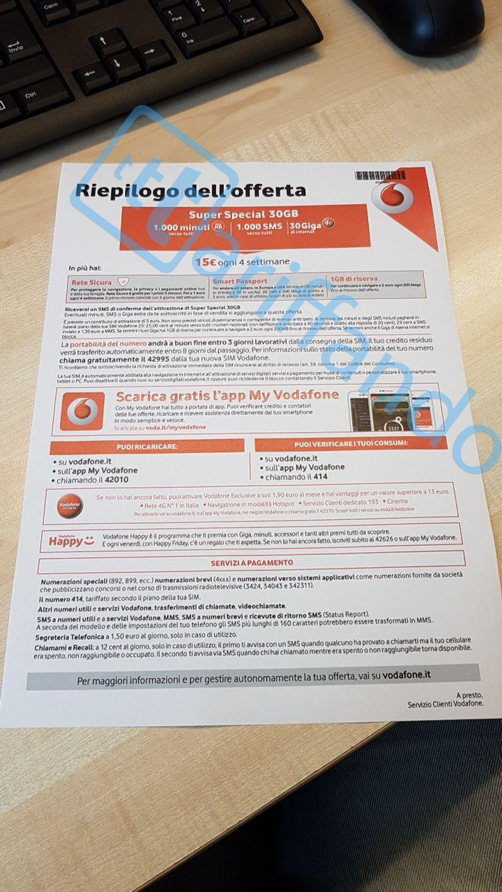 vodafone special 30gb