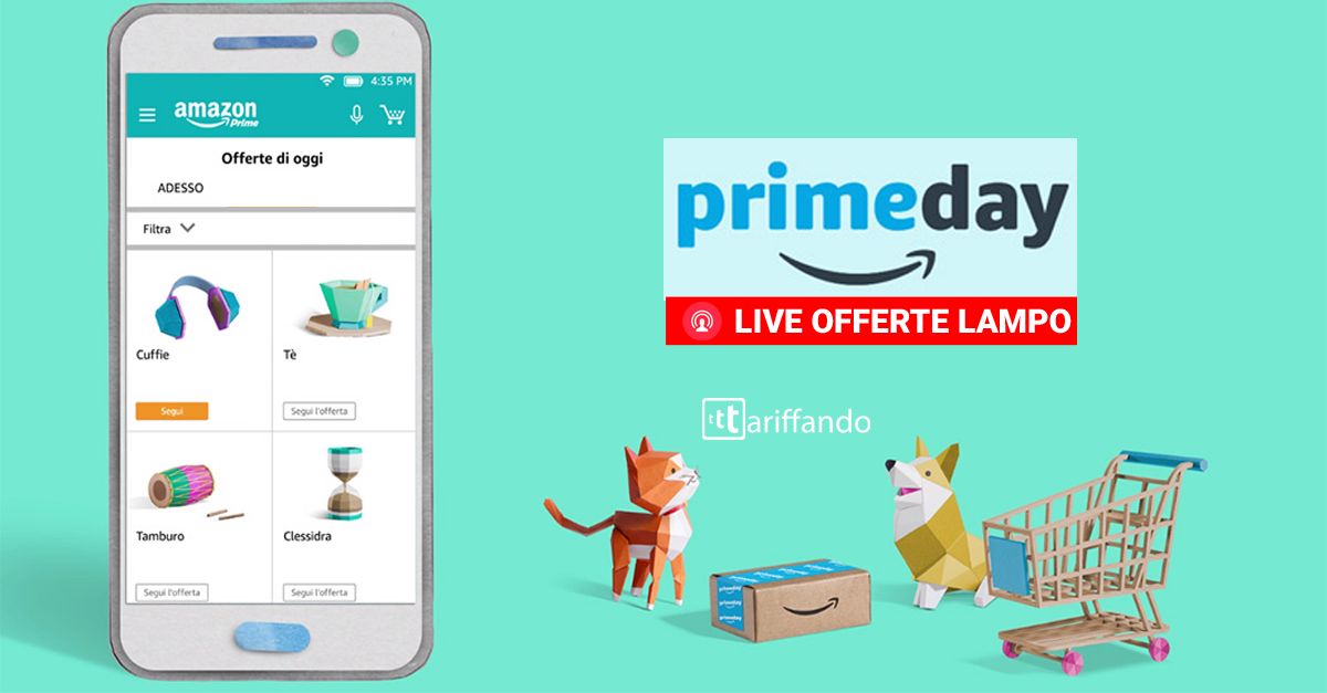 Diretta offerte lampo Amazon Prime Day 2017