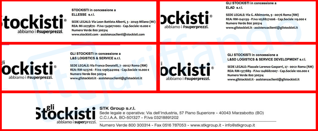 società stockisti