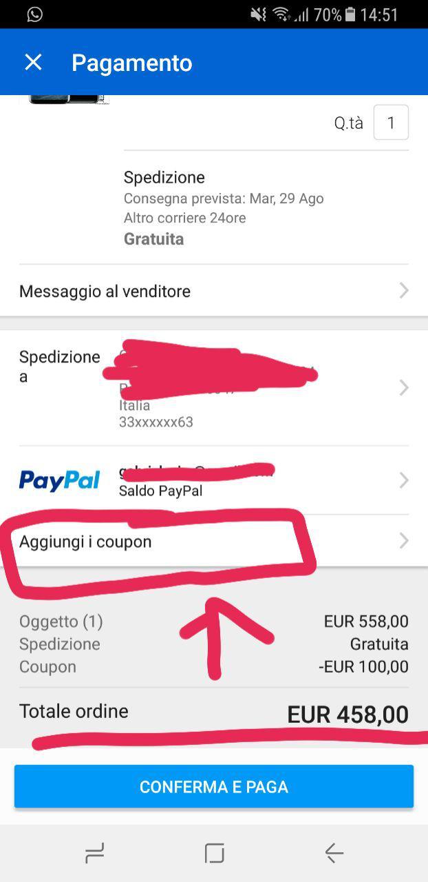 sconto ebay