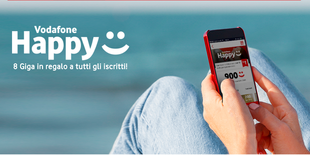 vodafone happy 8 giga regalo