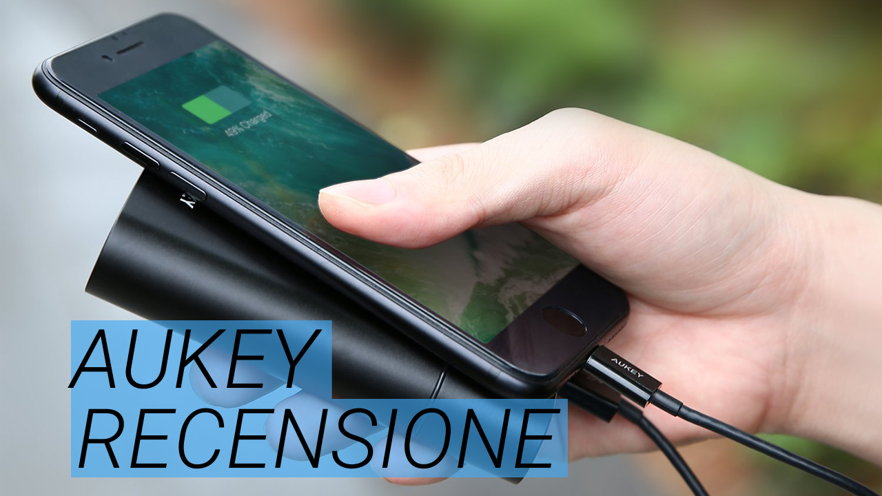 Powerbank AUKEY da 10.050 mAh: quasi perfetta + Cavi USB C | la recensione